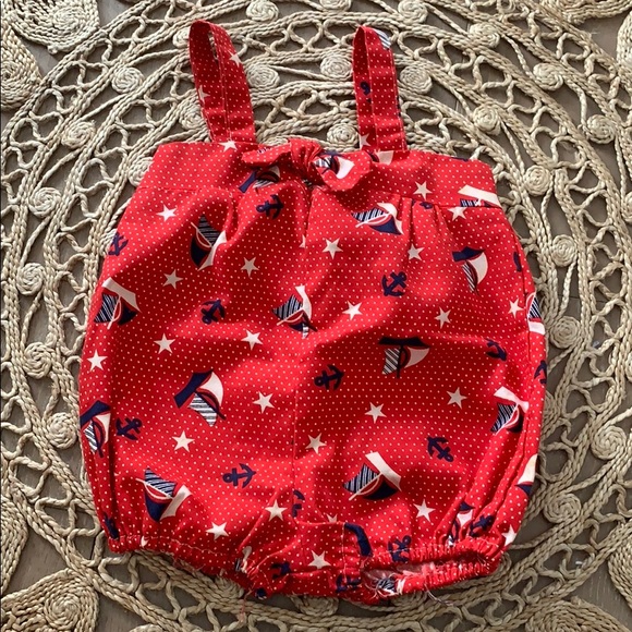 Vintage Summer Nautical ⛵️Baby Ramper - Picture 1 of 4